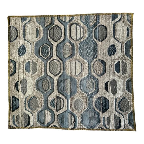 Upholstery Fabric squares 18" x 20" blue gray beige palette multi patterns - Picture 6 of 9